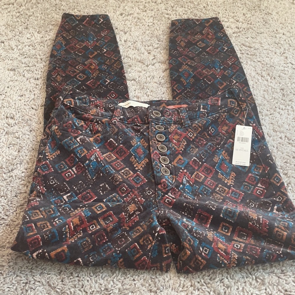 Pilcro high rise skinny cords